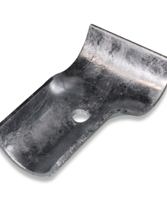 T-pipe clamp half 1 1/2" galv for feeding station CM/ESF